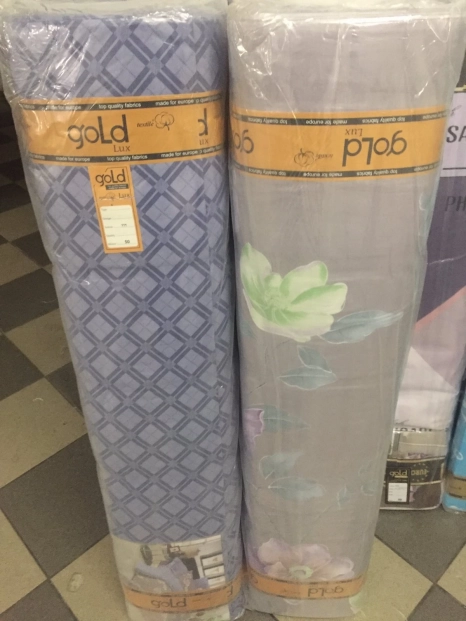 Ткань для постельного белья Бязь "Gold" Lux "Цветочная нежность" GL1614 (A+B) - (50м+50м)