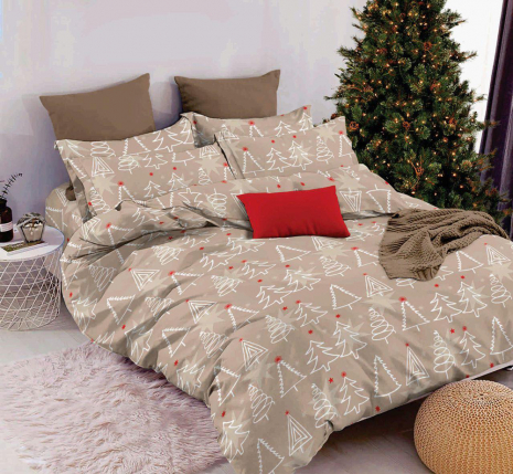 Ткань для постельного белья Бязь "Gold" Lux GL11330beige