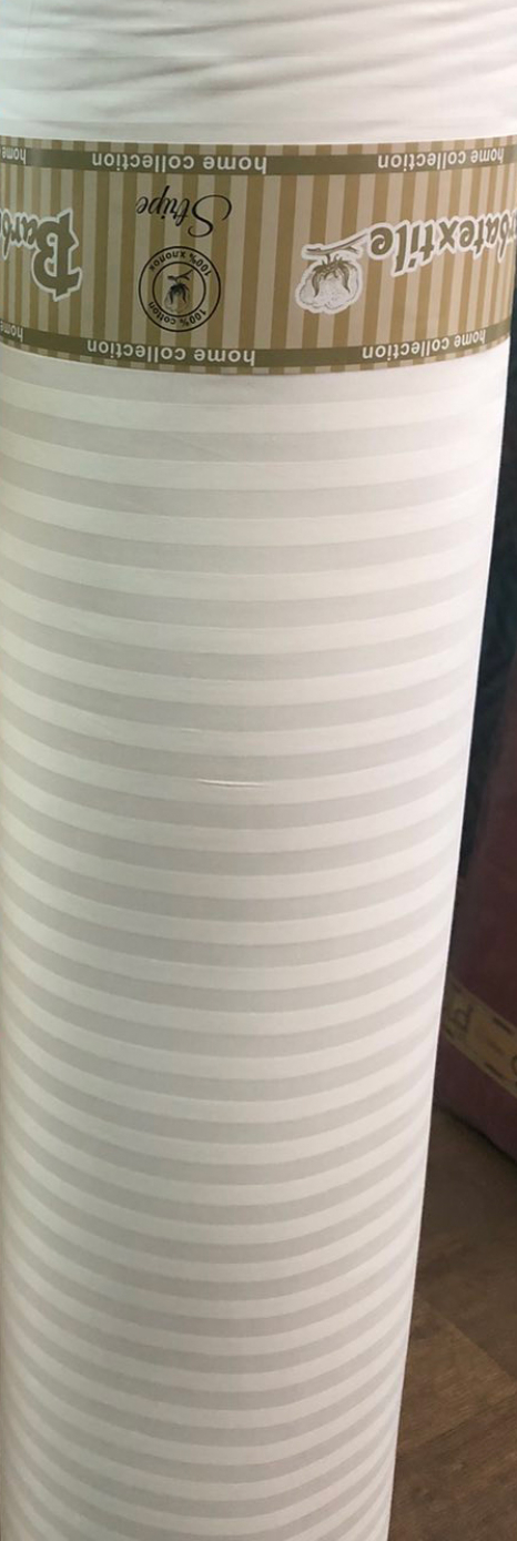 Ткань для постельного белья Страйп-сатин SS01/240 (60м)