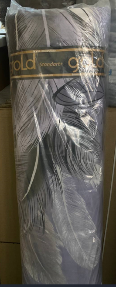 Тканина для постільної білизни Бязь "Gold" Lux GL17230grey