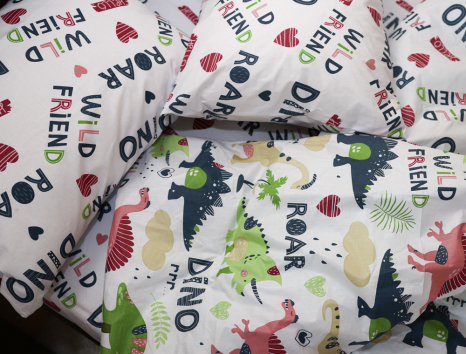 Полуторный набор постельного белья 150*220 из Бязи "Gold" №161263AB Черешенка™