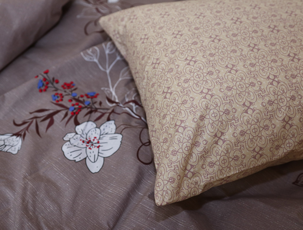 Семейный набор хлопкового постельного белья из Бязи "Gold" №151457AB Черешенка™