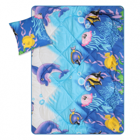 Комплект дитяча ковдра 105x135 + подушка 50x50 №2122