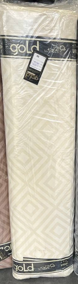 Тканина для постільної білизни Бязь "Gold" Lux ромби GL8118-beige (50м)
