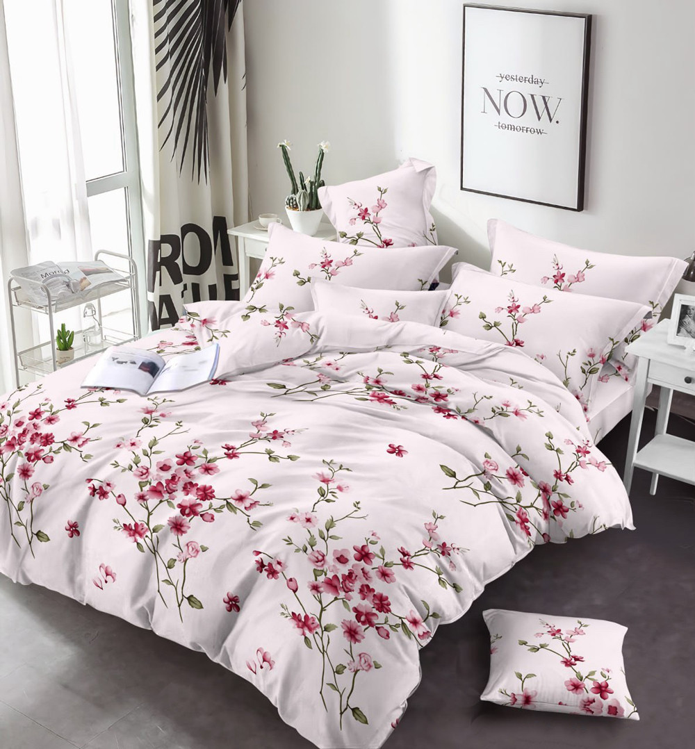 Ткань для постельного белья Бязь "Gold" Lux GL17090pink