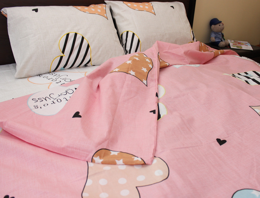 Семейный набор хлопкового постельного белья из Бязи "Gold" №154152AB Черешенка™