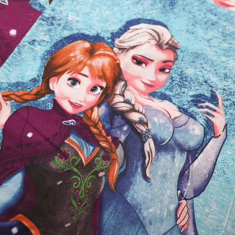 Ткань для постельного белья Бязь "Gold" Lux детская "Замороженная лихорадка" GLB4516