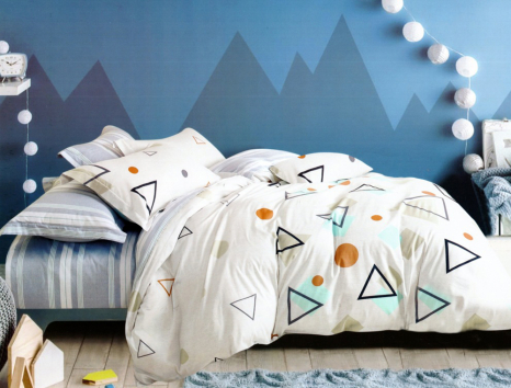 Двоспальний набір постільної білизни 180*220 із Бязі "Gold" №151580 Черешенка™