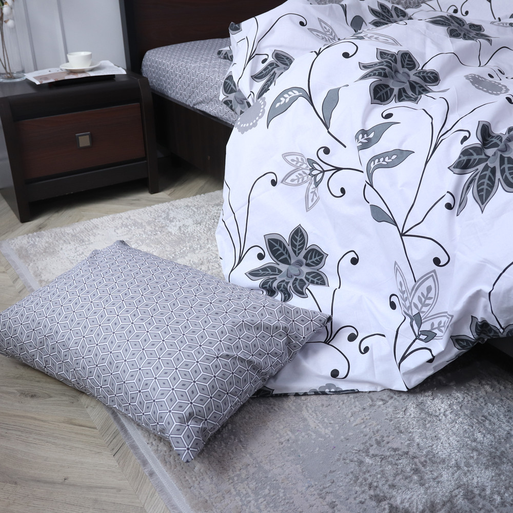 Двуспальный набор постельного белья 180*220 из Бязи "Gold" №513009AB Черешенка™