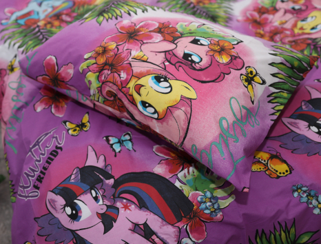 Полуторный набор постельного белья 150*220 из Бязи "Gold" №1613062 Черешенка™