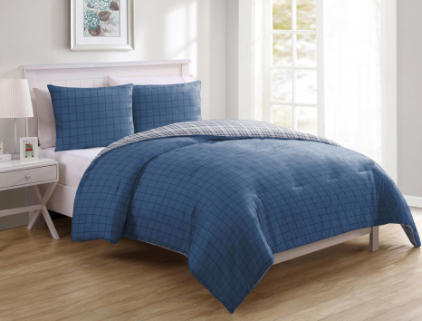 Тканина для постільної білизни Бязь "Gold" Lux GL1863blue (A+B) - (50м+50м)