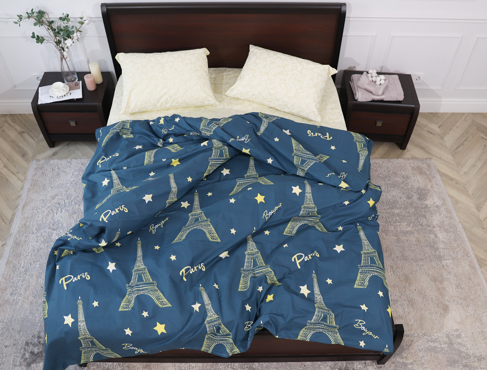 Семейный набор хлопкового постельного белья из Бязи "Gold" №153698AB Черешенка™