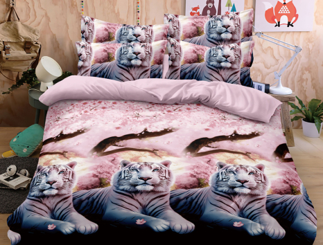 Євро набір постільної білизни 200*220 із полікотону №204667 Черешенька™