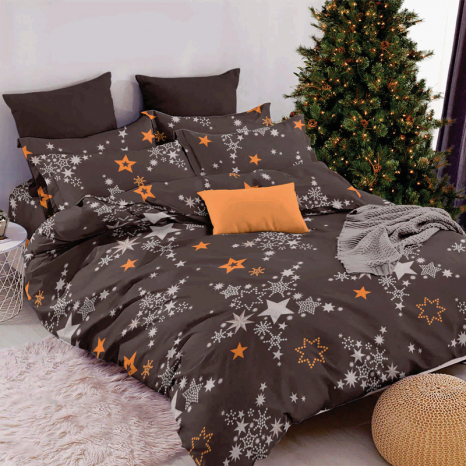 Ткань для постельного белья Бязь "Gold" Lux GL11240mocco