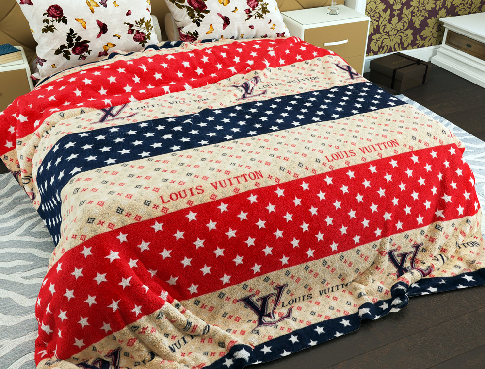 Двоспальний флісовий плед №33352