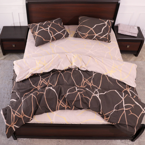 Двуспальный набор постельного белья 180*220 из Бязи "Gold" №159116AB Черешенка™