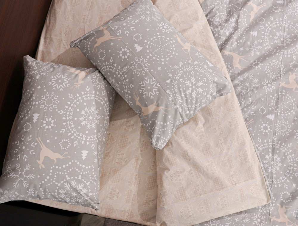 Евро макси набор постельного белья 200*220 из Бязи "Gold" №151144АВ Черешенка™