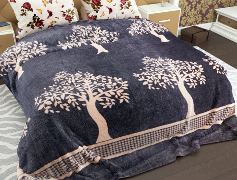 Двоспальний флісовий плед №33782