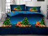 Семейный набор хлопкового постельного белья из Ранфорса №18843AB Черешенка™