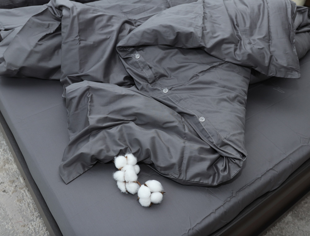 Полуторний набір постільної білизни 150*220 із Сатину №18-5203-T Черешенка™