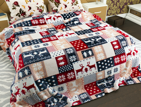 Євро флісовий плед №33470