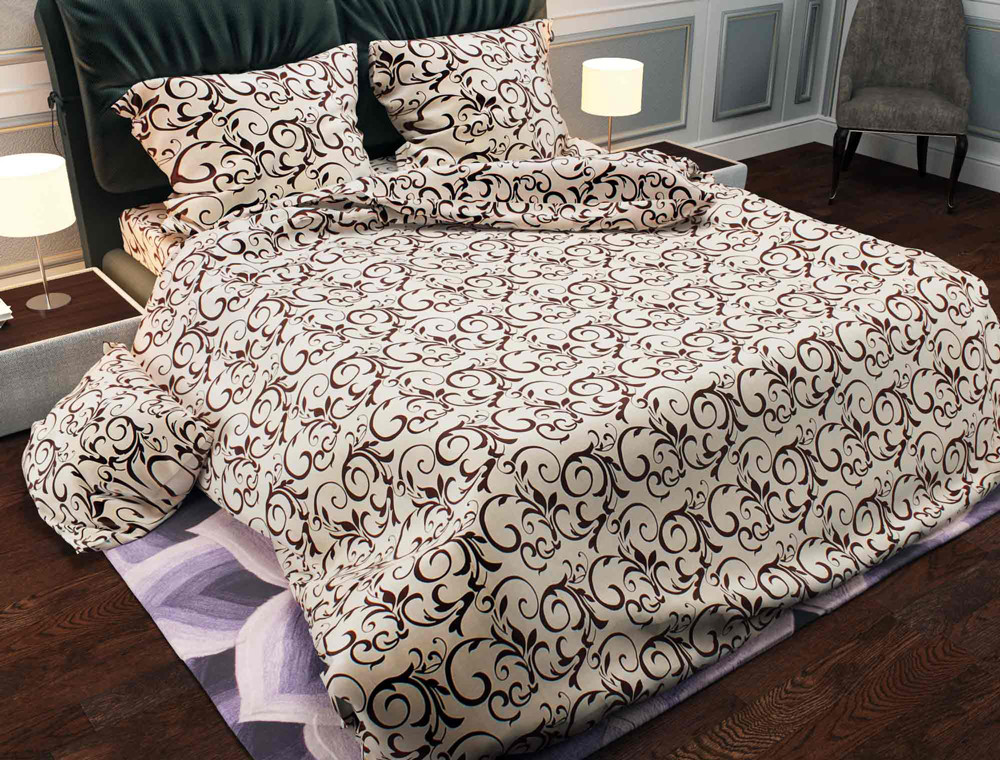 Тканина для постільної білизни Бязь "Gold" Lux GL696