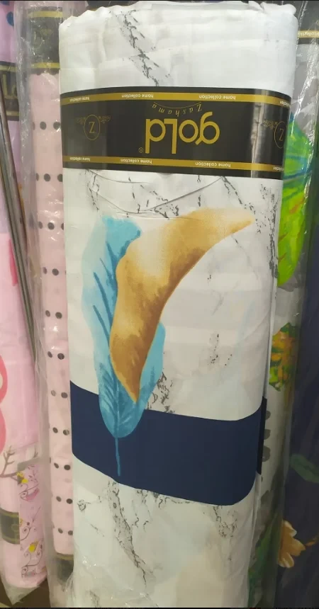 Ткань для постельного белья Бязь "Gold" Lux "Цветок" GL4033