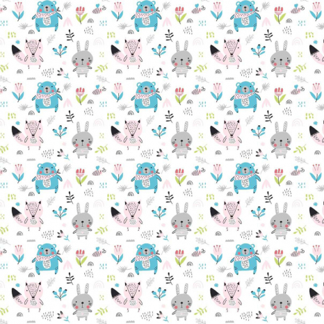 Тканина для постільної білизни Фланель (байка) дитяча FLB1080