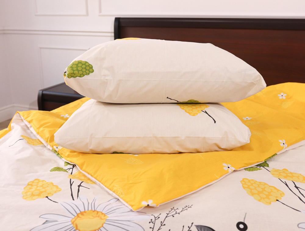 Двоспальний набір постільної білизни 180*220 із Бязі "Gold" №157115АВ Черешенка™