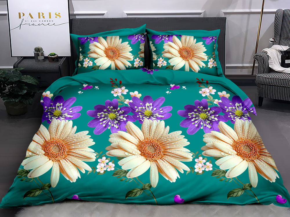 Євро-максі набір постільної білизни 200*220 із Ранфорсу №1832982 Черешенка™