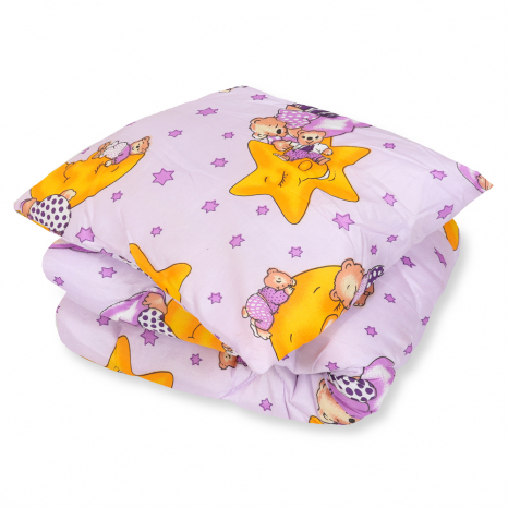 Комплект дитяча ковдра 105x135 + подушка 50x50 №2119