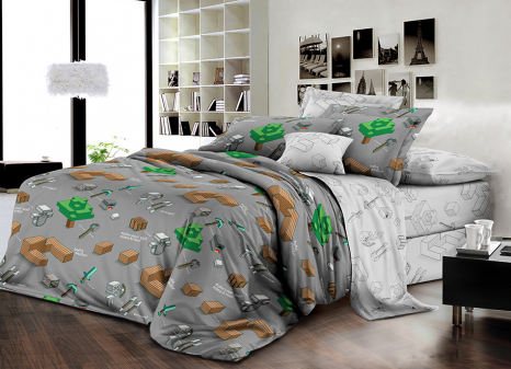 Тканина для постільної білизни Ранфорс R-0902 (A+B) - (50м+50м)