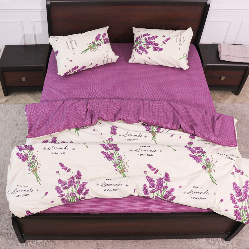 Євро-максі набір постільної білизни 200*220 із Бязі "Gold" №150912АВ Черешенка™