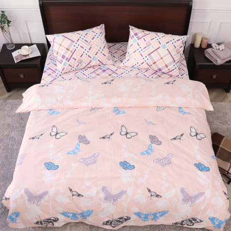 Євро-максі набір постільної білизни 200*220 із Бязі "Gold" №153589AB Черешенка™