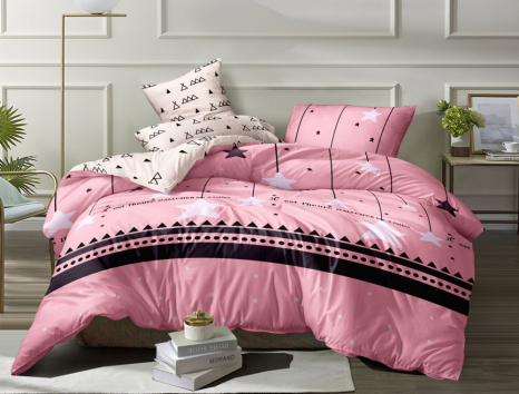 Двоспальний набір постільної білизни 180*220 із Ранфорсу №183085AB Черешенка™