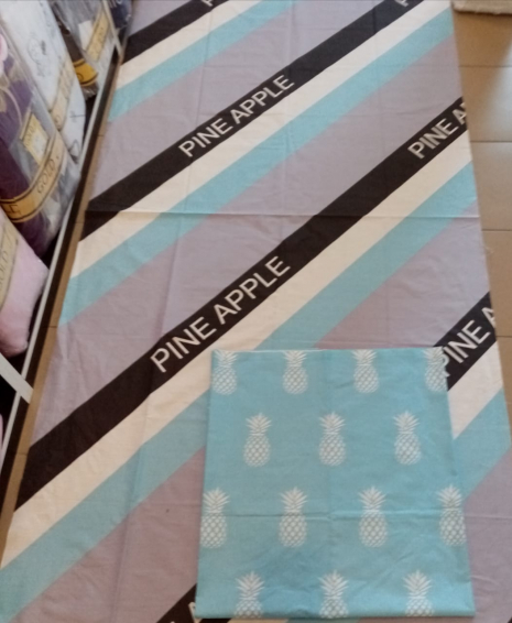 Тканина для постільної білизни Бязь "Gold" Lux "Ананас" GL1563 (A+B) - (50м+50м)