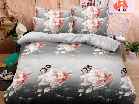 Сімейний набір постільної білизни 240*220 із полікотону №204656 Черешенька™