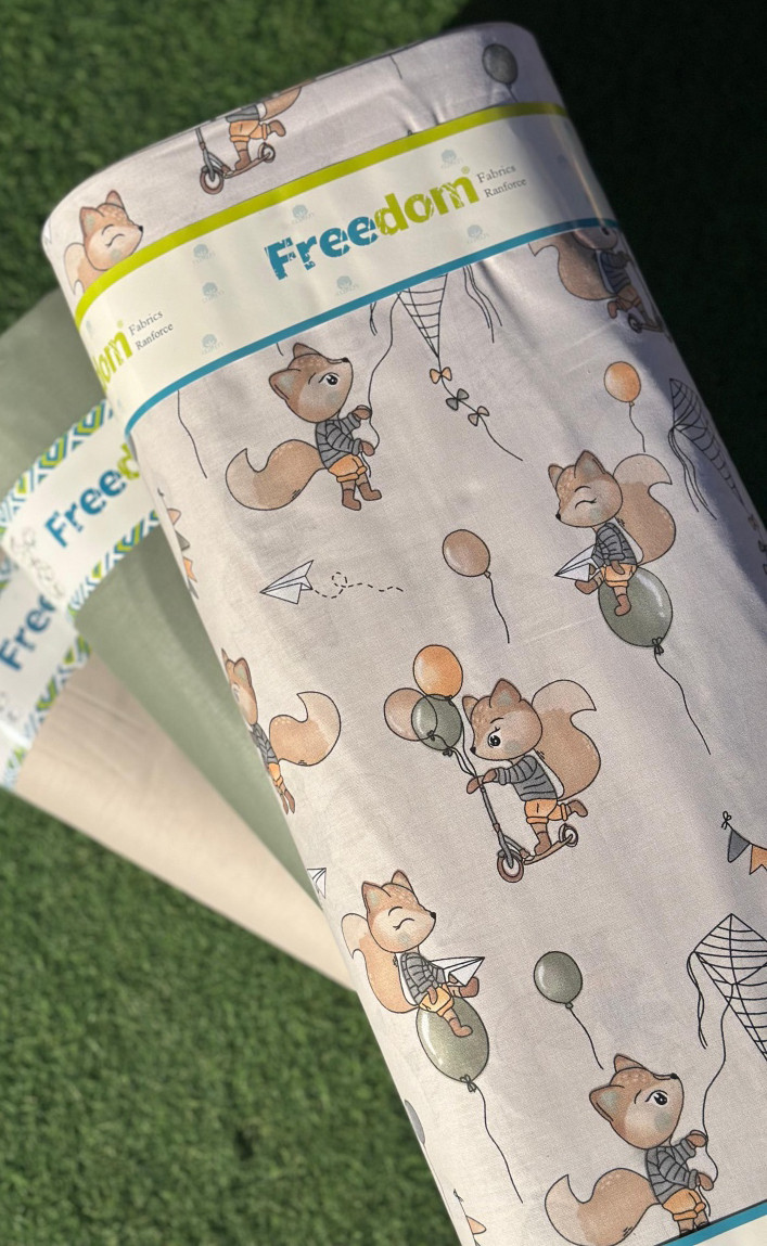 Детская ткань для постельного белья Ранфорс R-11-85 (30м)