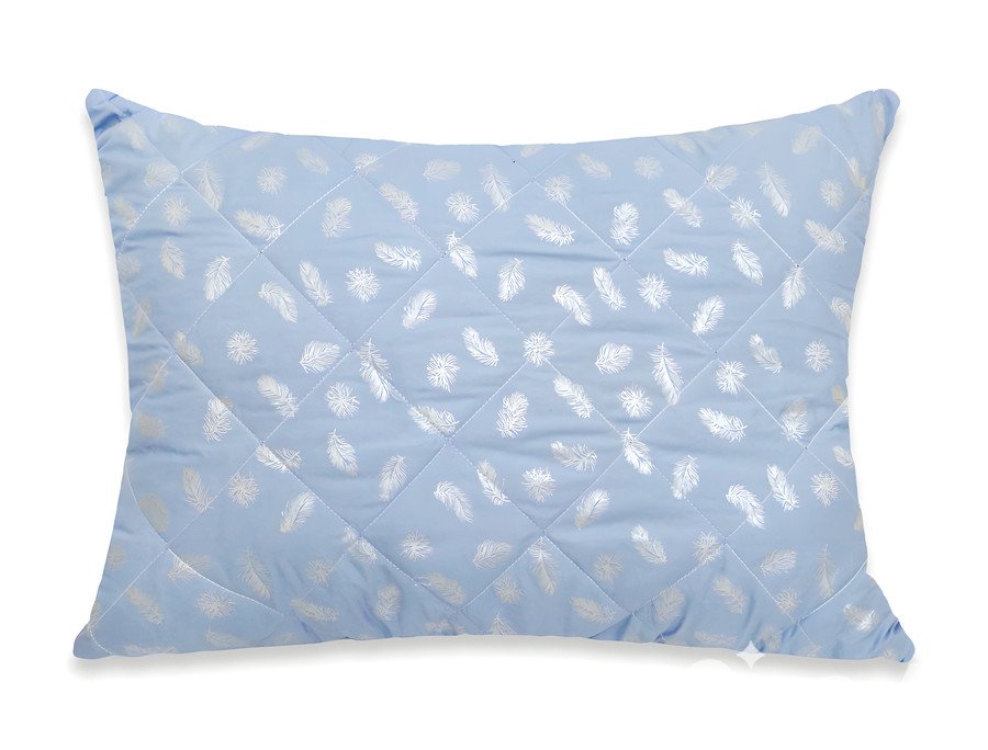 Подушка стеганная на молнии 50*70 микрофибра/холлофайбер №5070-19