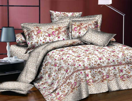 Ткань для постельного белья Сатин S213 (A+B) - (60м+60м)