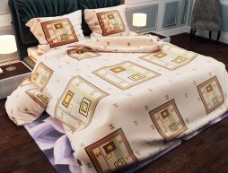 Ткань для постельного белья Бязь "Gold" Lux GL352