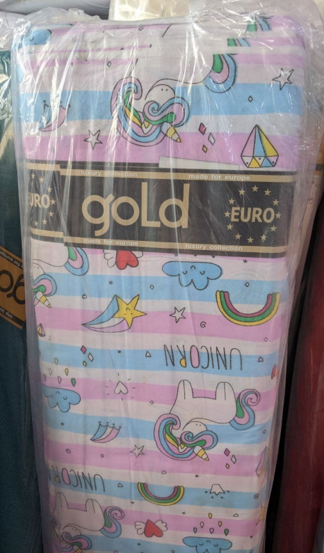 Ткань для постельного белья Бязь "Gold" Lux детская GLB7759blue