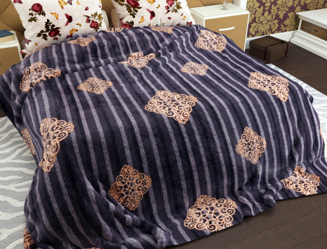 Двуспальный флисовый плед №33734