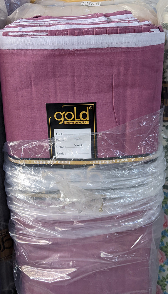 Тканина для постільної білизни Бязь "Gold" Lux однотонна GL304Violet (50м)
