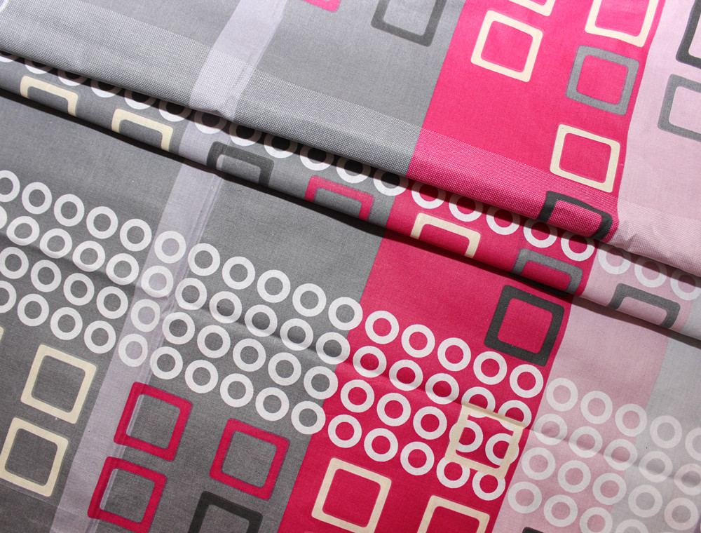 Ткань для постельного белья Бязь "Gold" Lux "Геометрический принт" GL527