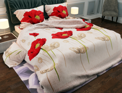 Ткань для постельного белья Бязь "Gold" Lux GL081