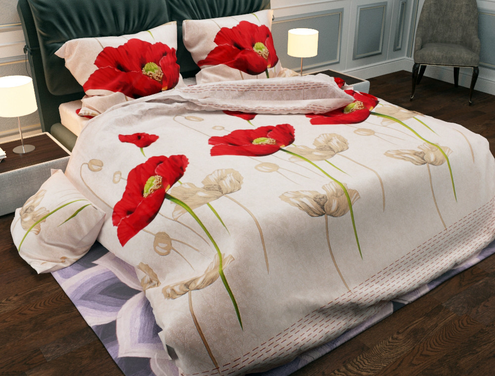 Ткань для постельного белья Бязь "Gold" Lux GL081