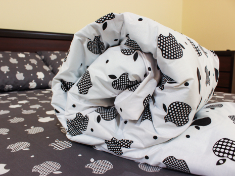 Сімейний набір постільної білизни із Бязі "Gold" №157440AB Черешенка™