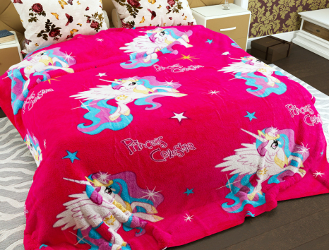 Полуторний флісовий плед №33670