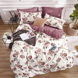 Євро-максі набір постільної білизни 200*220 із Бязі "Gold" №154287AB Черешенка™